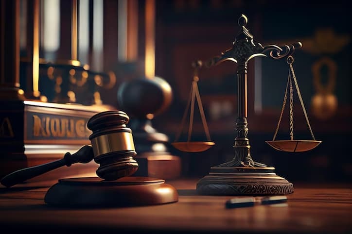Imagem de martelo e balança juridica: processo em fase de recurso quanto tempo demora.