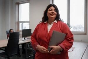 advogada na sessão de créditos judiciais